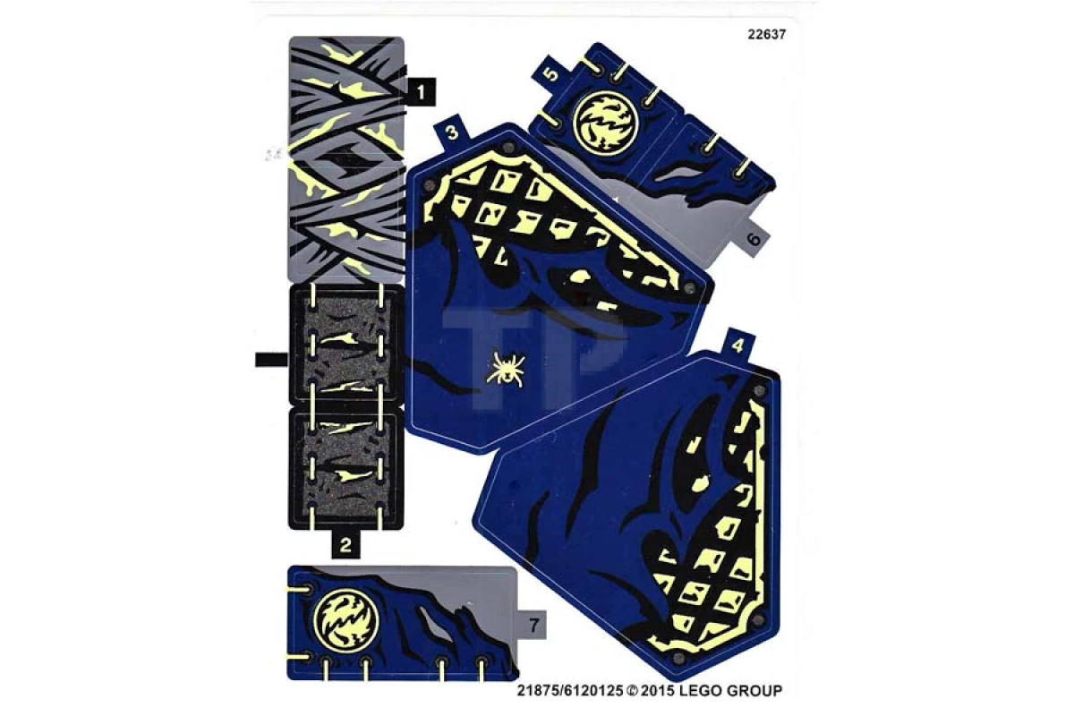 LEGO&reg;  - Sticker for Set 70737 - Sheet 2