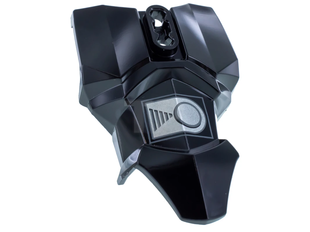 LEGO&reg; 6124976 - 90652pb02 - Large Figure Torso Armor 2 Chest Holes with Ball Joint Socket with Large Belt Buckle Pattern (Darth Vader)