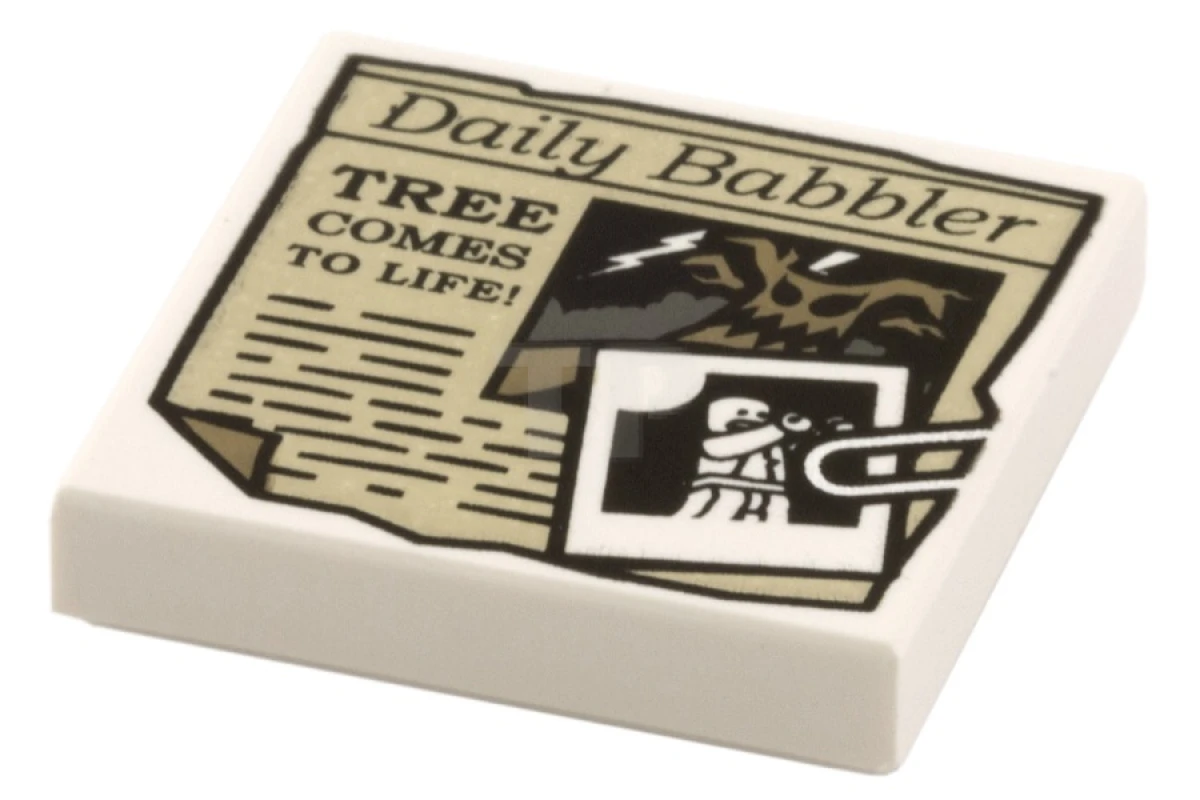 LEGO&reg; 6123040 - 3068pb0675 - Tile 2 x 2 with Newspaper Article Pattern