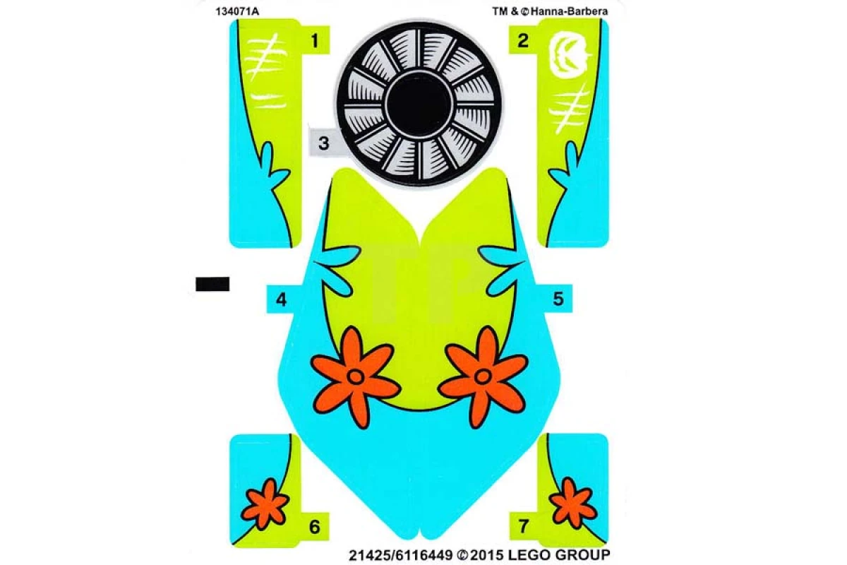 LEGO&reg; 6116449 - Sticker for Set 75901