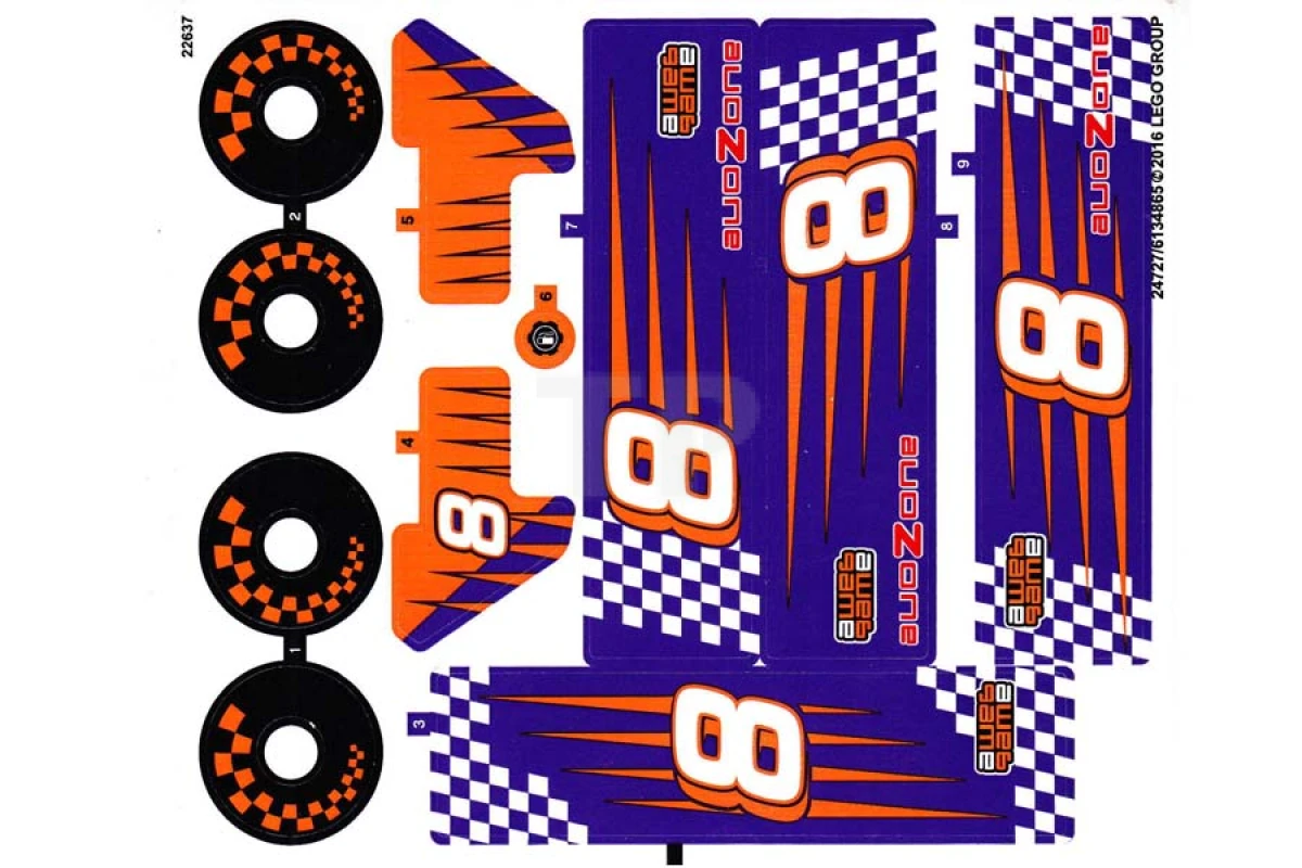 LEGO&reg; 6134865 - Sticker for Set 42048