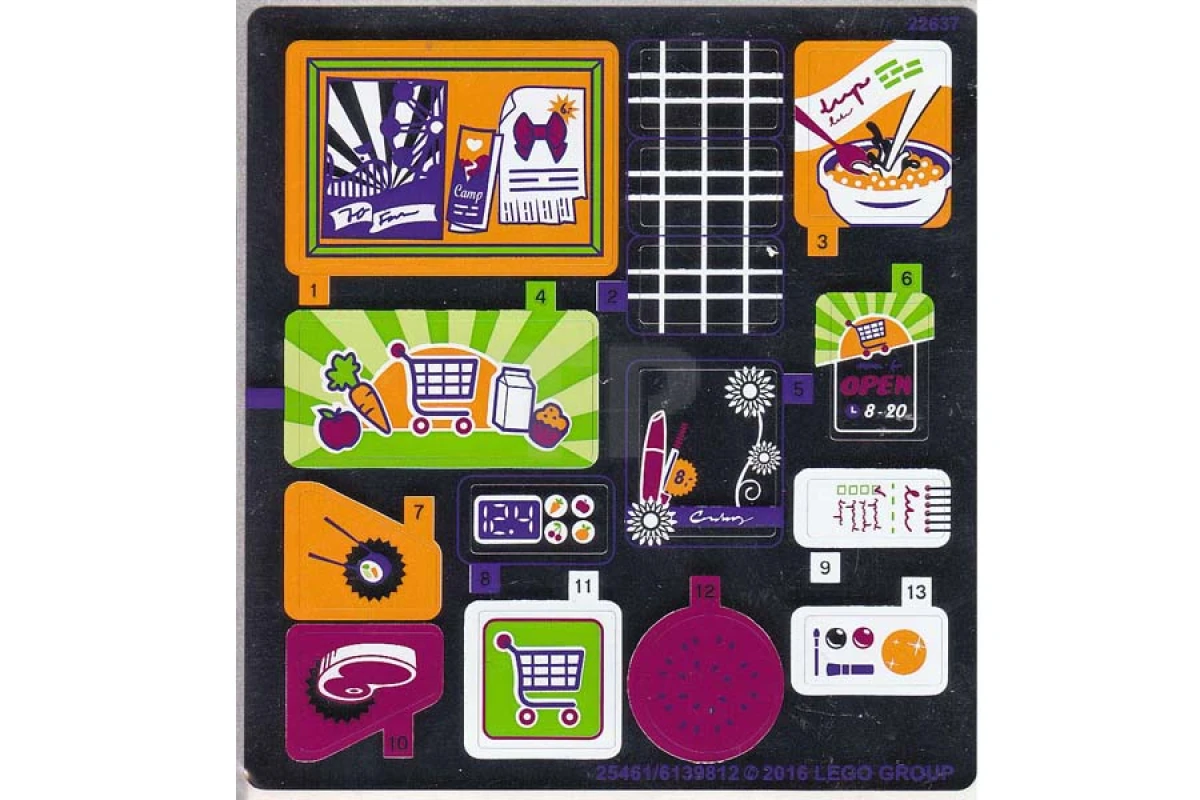 LEGO&reg; 6139812 - Sticker for Set 41118