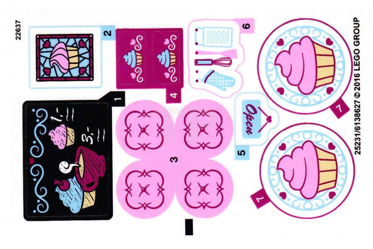 LEGO&reg;  - Sticker for Set 41119