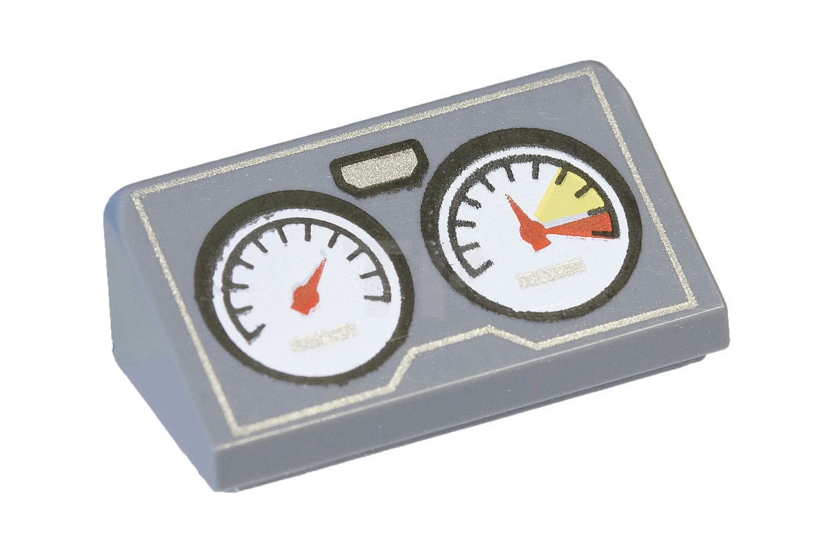 LEGO&reg; 6134910 - 85984pb100 - Slope 30° 1 x 2 x 2/3 with Gauges Pattern