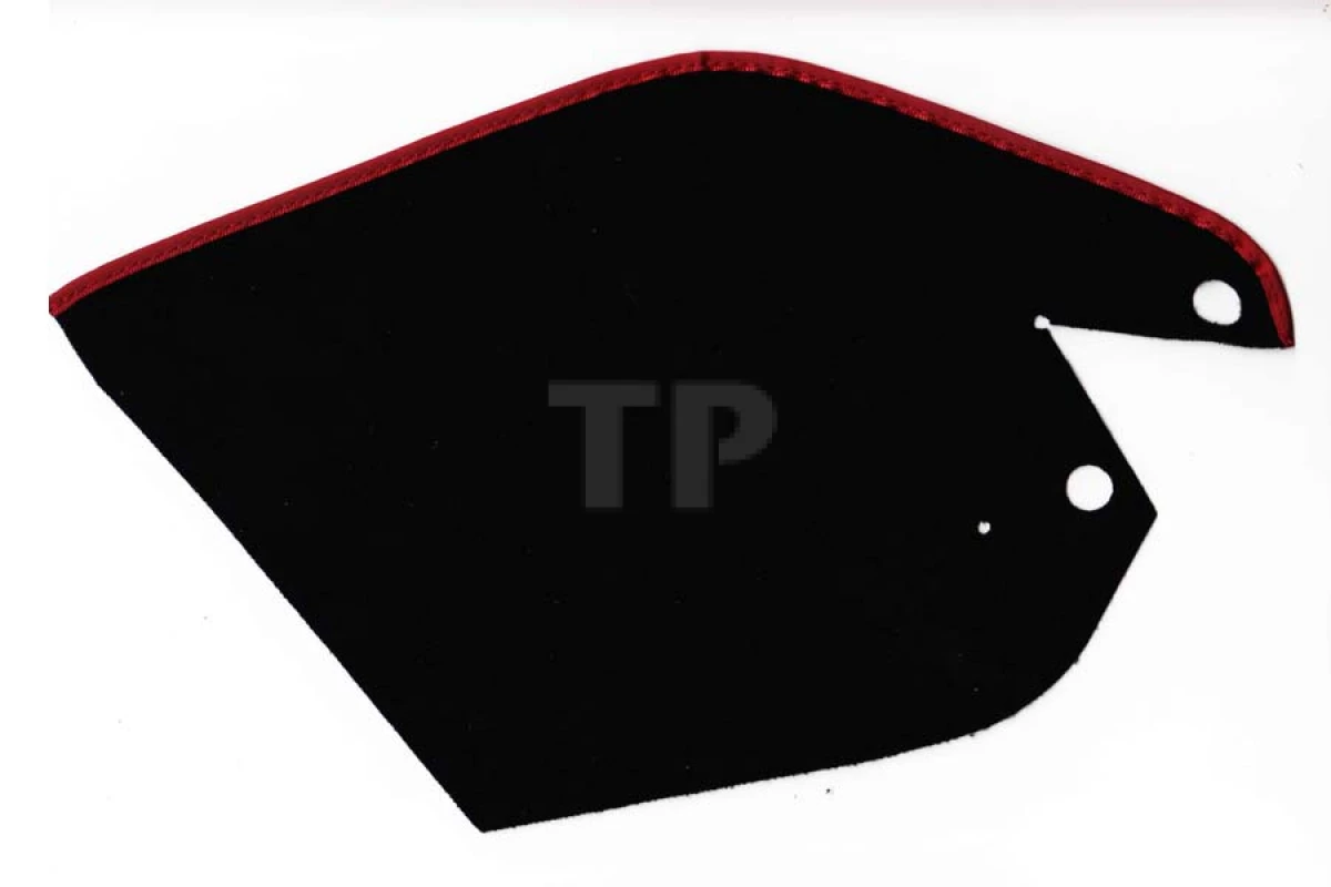 LEGO&reg; 24954 - 6136313 - Cloth Cape with 3 Holes, Angled for Large Buildable Figures, with Sewn Dark Red Border Pattern