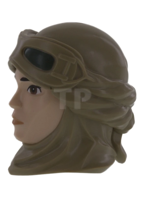 LEGO&reg; 24250c01pb01 - 6134680 - Large Figure Head - Rey Pattern