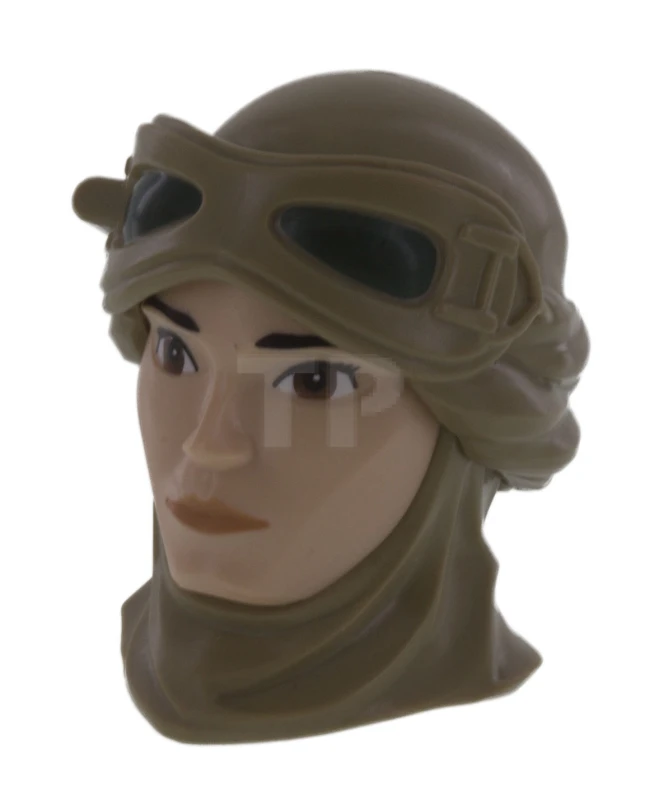 LEGO&reg; 24250c01pb01 - 6134680 - Large Figure Head - Rey Pattern