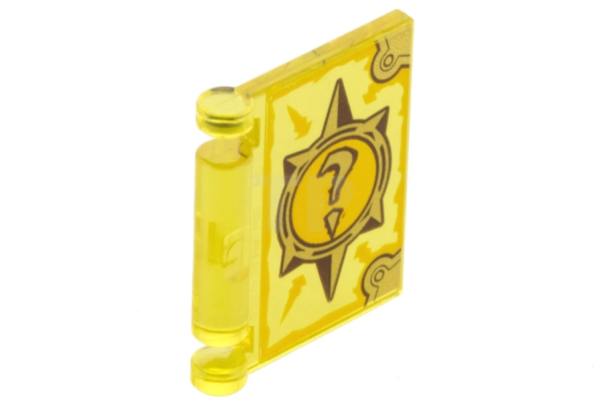 LEGO&reg; 6138919 - 24093pb001 - Portada de libro con motivo de signo de interrogación