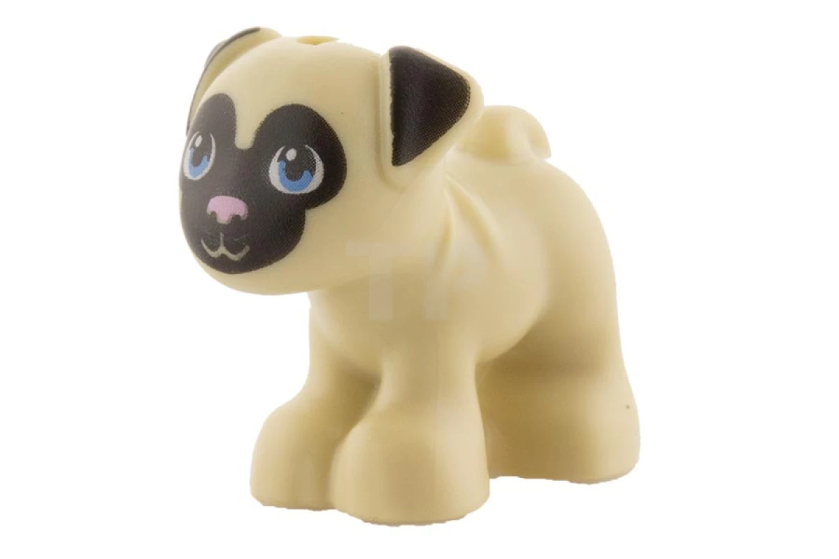 LEGO&reg; 6133256 - 24111pb01 - Dog Pug with Pattern