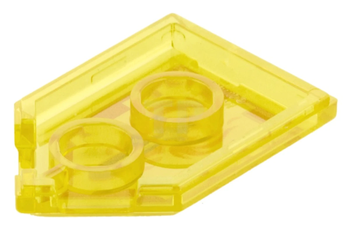 LEGO&reg; 6133264 - 22385pb011 - Tile 2 x 3 Pentagonal with Nexo Power Shield Pattern - Phoenix Blaze