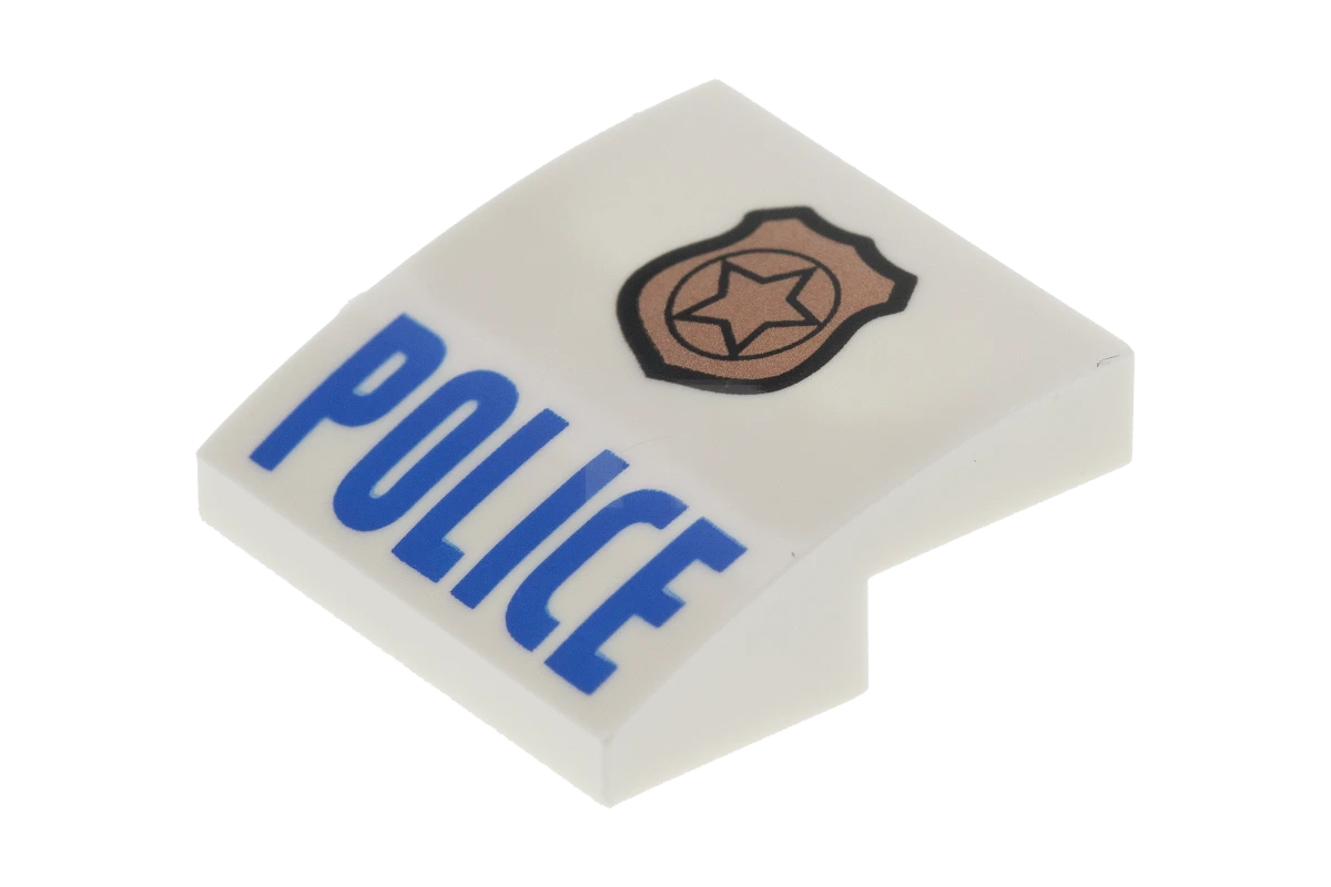 LEGO&reg; 6174872 - 15068pb046 - Slope 2 x 2 x 2/3 Curved with 