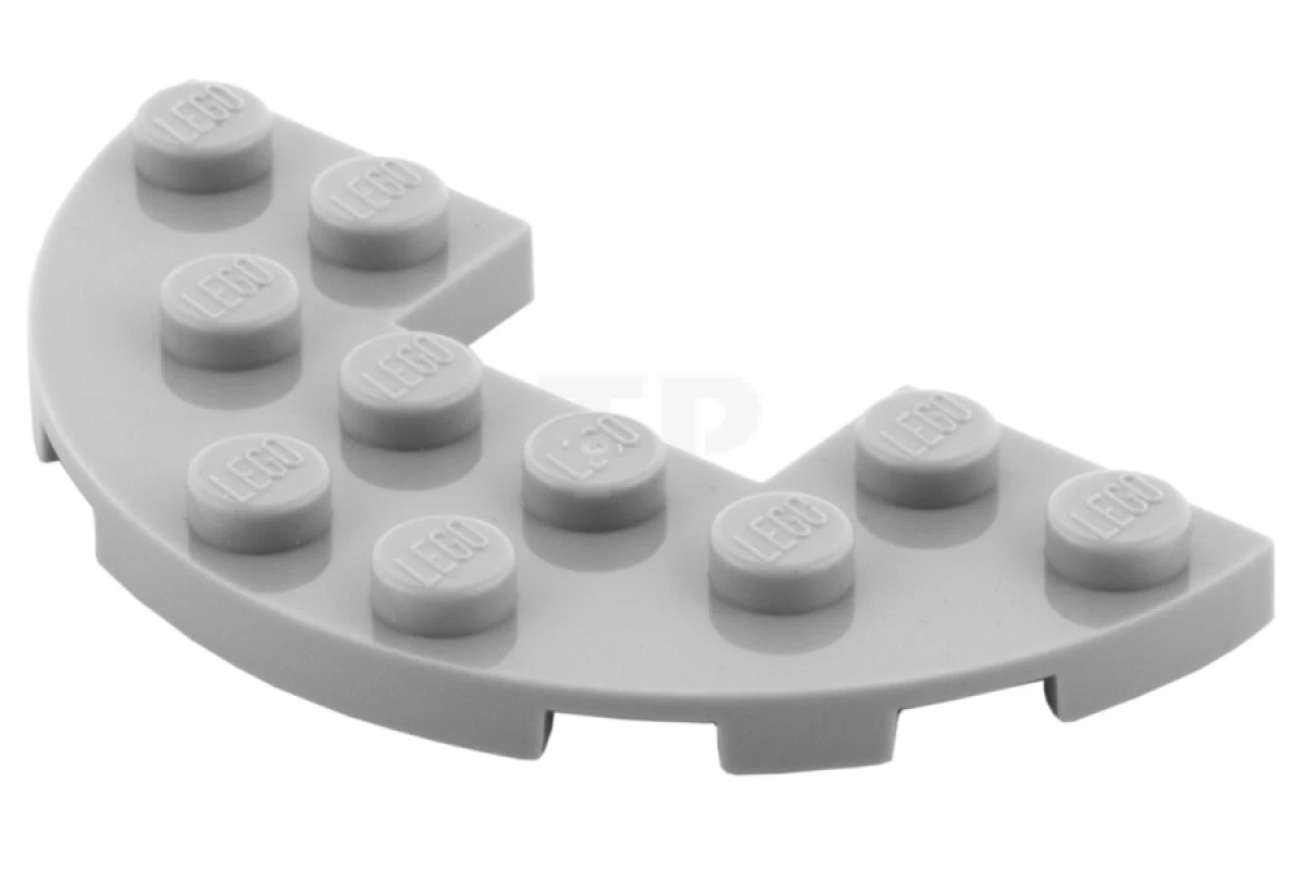 LEGO&reg; 18646 - 6132983 - Plate 3 x 6 Half Round with 1 x 2 Cutout