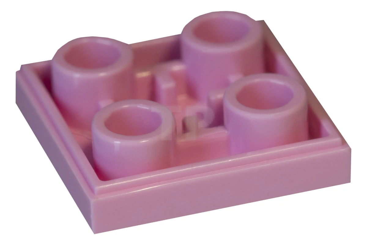 LEGO&reg; 6133241 - 11203pb013 - Carreau 2 x 2 inversé avec motif de papier cadeau.