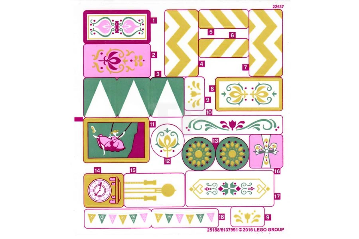 LEGO&reg; 6142053 - Sticker for Set 41068