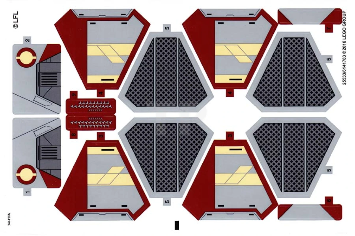 LEGO&reg;  - Sticker for Set 75135