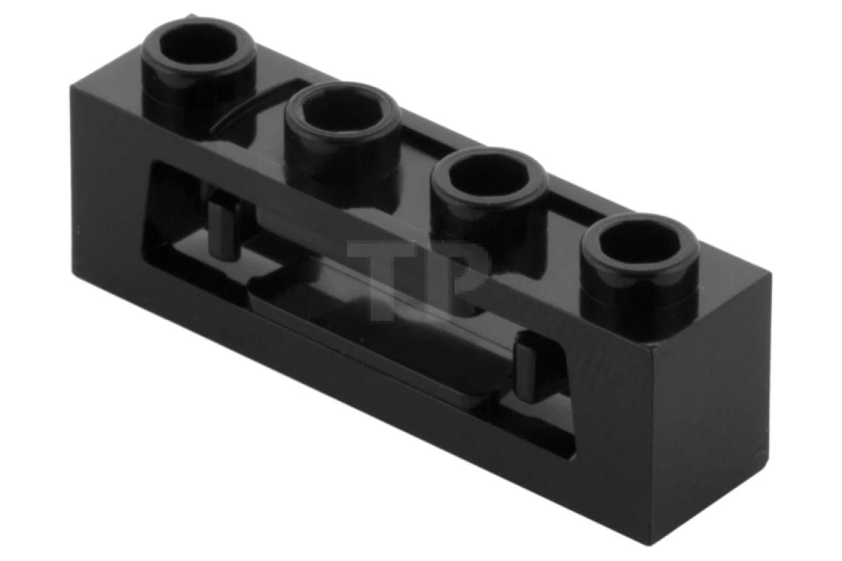 LEGO&reg; 6356162 - 16968 - Brick, Modified 1 x 4 with Inside Clips (Disk Shooter)