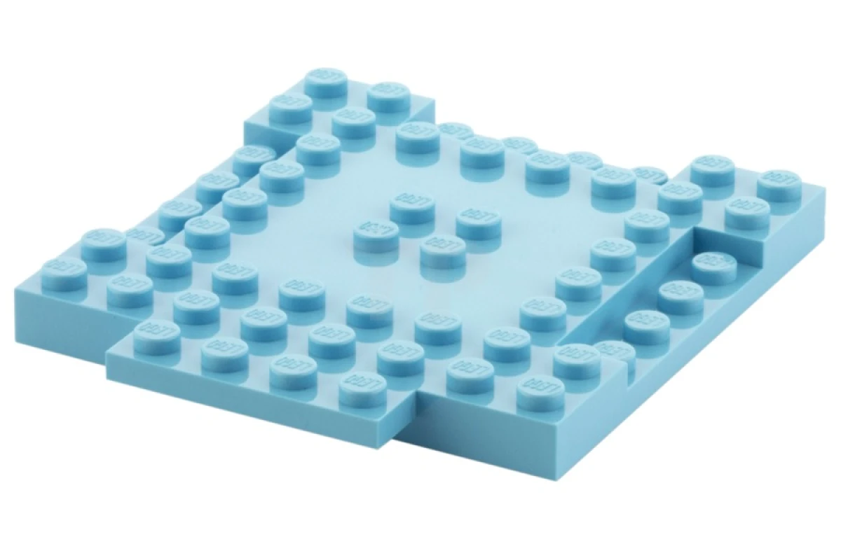 LEGO&reg; 6476962 - 15624 - Brick, Modified 8 x 8 with 1 x 4 Indentations and 1 x 4 Plate