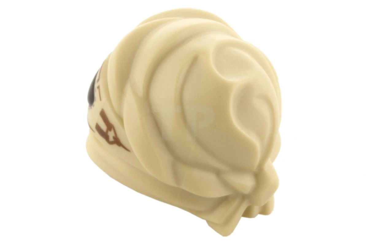 LEGO&reg; 6124605 - 21829pb01 - Minifig, Headgear Layered Fabric Mask with Goggles with Black Lenses and Silver Bar Pattern