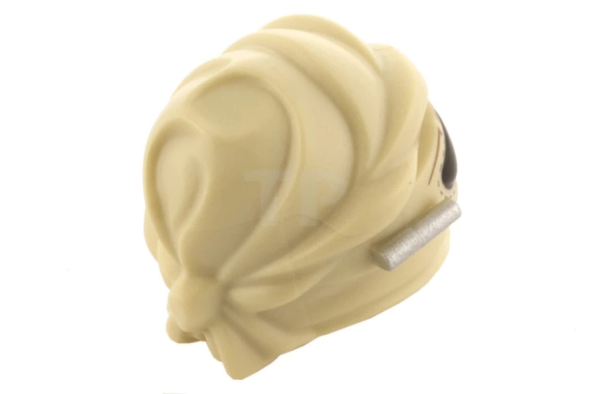 LEGO&reg; 6124605 - 21829pb01 - Minifig, Headgear Layered Fabric Mask with Goggles with Black Lenses and Silver Bar Pattern