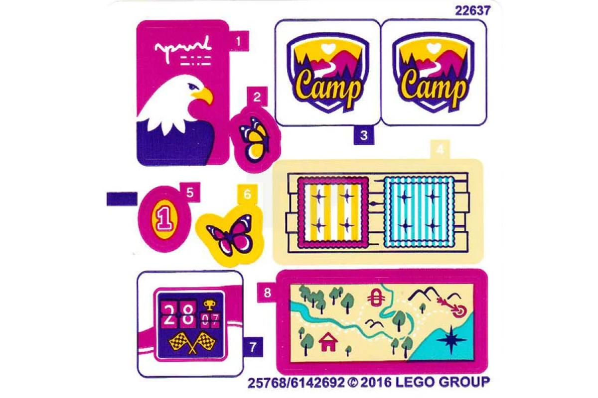 LEGO&reg; 6142693 - Sticker for Set 41122