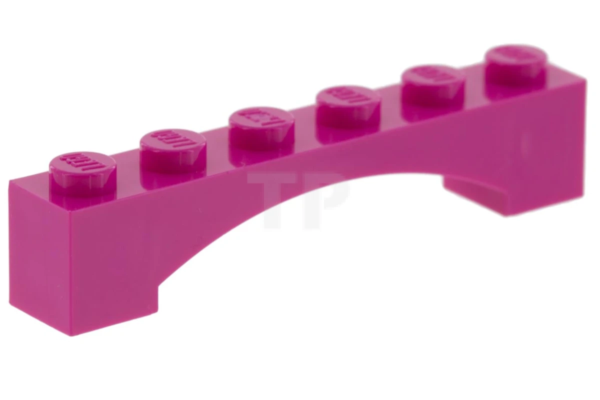 LEGO&reg; 6490233 - 92950 - Bogen aus Stein 1 x 6 - hochgezogen