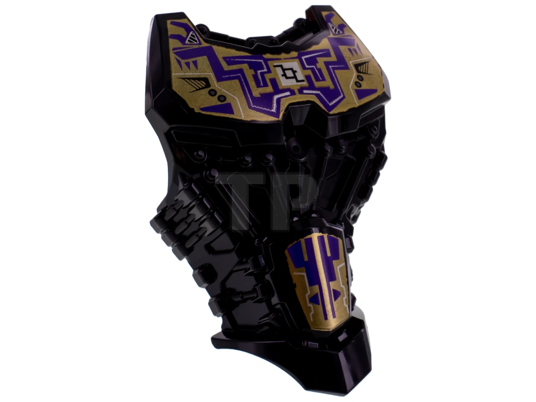 LEGO&reg; 24193pb06 - 6139104 - Large Figure Torso with Bionicle Purple and Gold Pattern