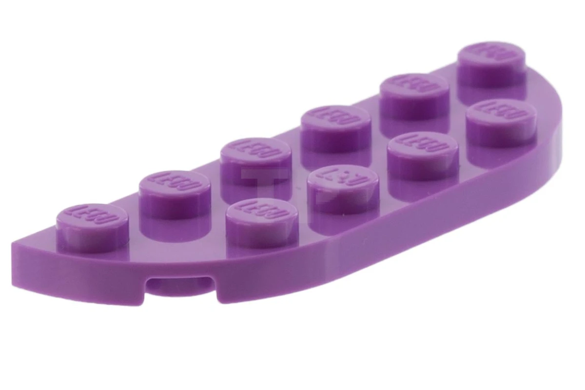 LEGO&reg; 6133352 - 18980 - Piastra 2 x 6 ad angolo tondo doppio