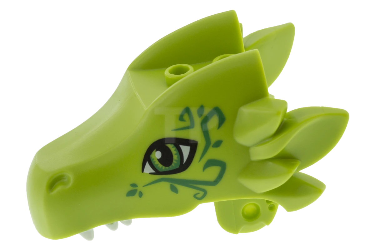LEGO&reg; 6136933 - 24196pb02 - Dragon head - upper jaw (Thome)