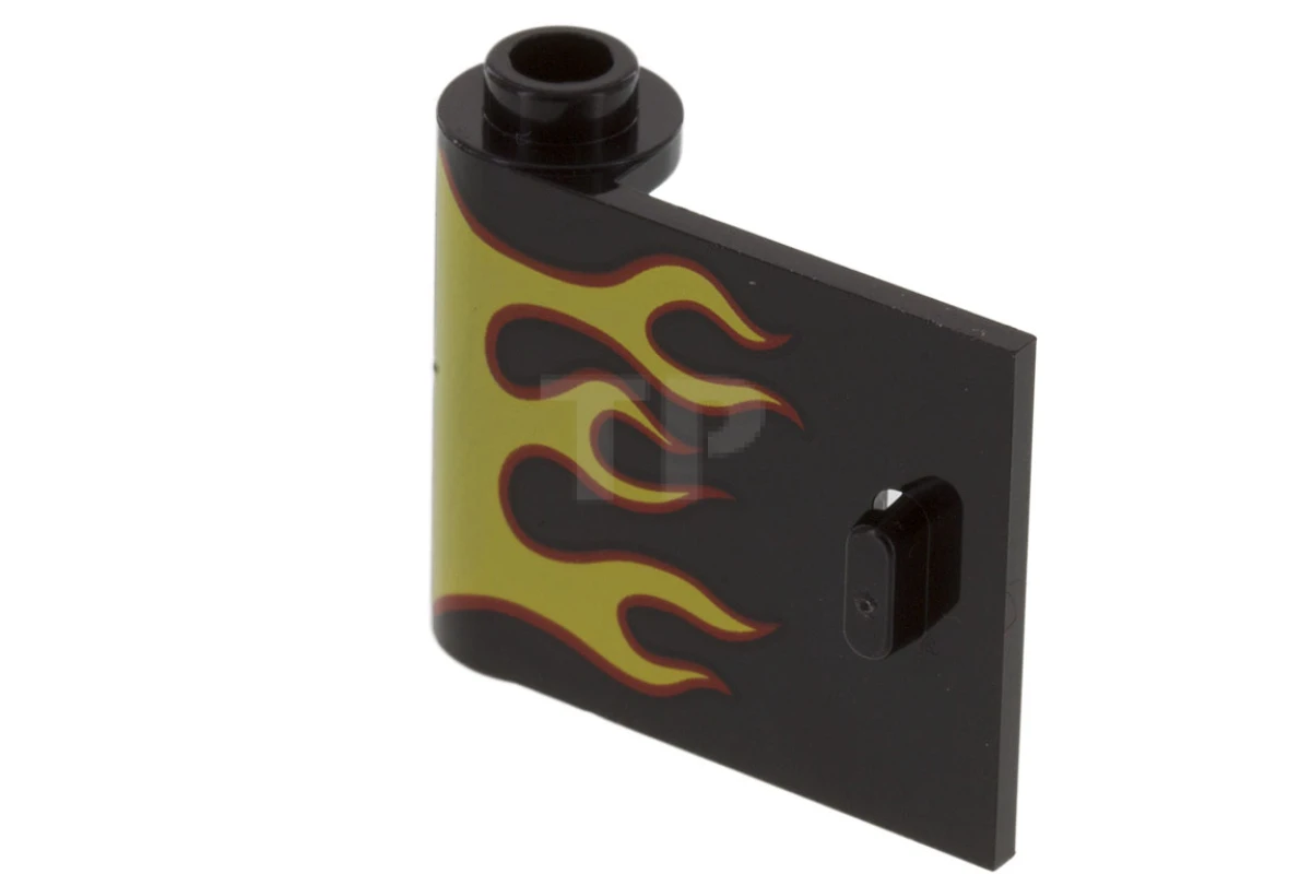 LEGO&reg; 6141737 - 92262pb002 - Door 1 x 3 x 2 Left - with Flames Pattern