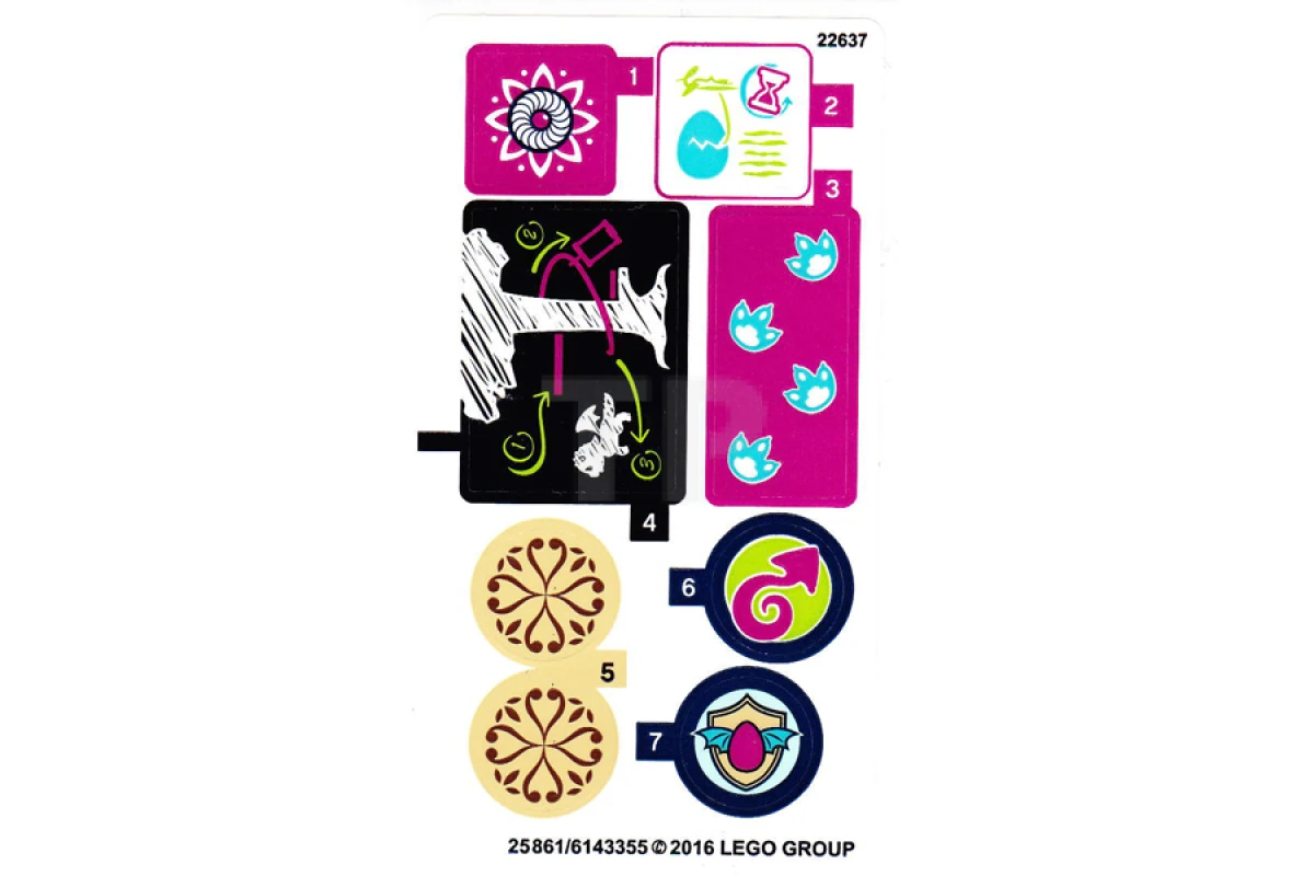 LEGO&reg;  - Sticker for Set 41173