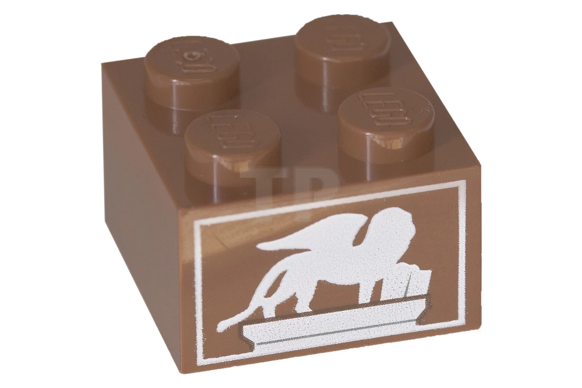 LEGO&reg; 6142085 - 3003pb088 - Brick 2 x 2 with Winged Lion Pattern