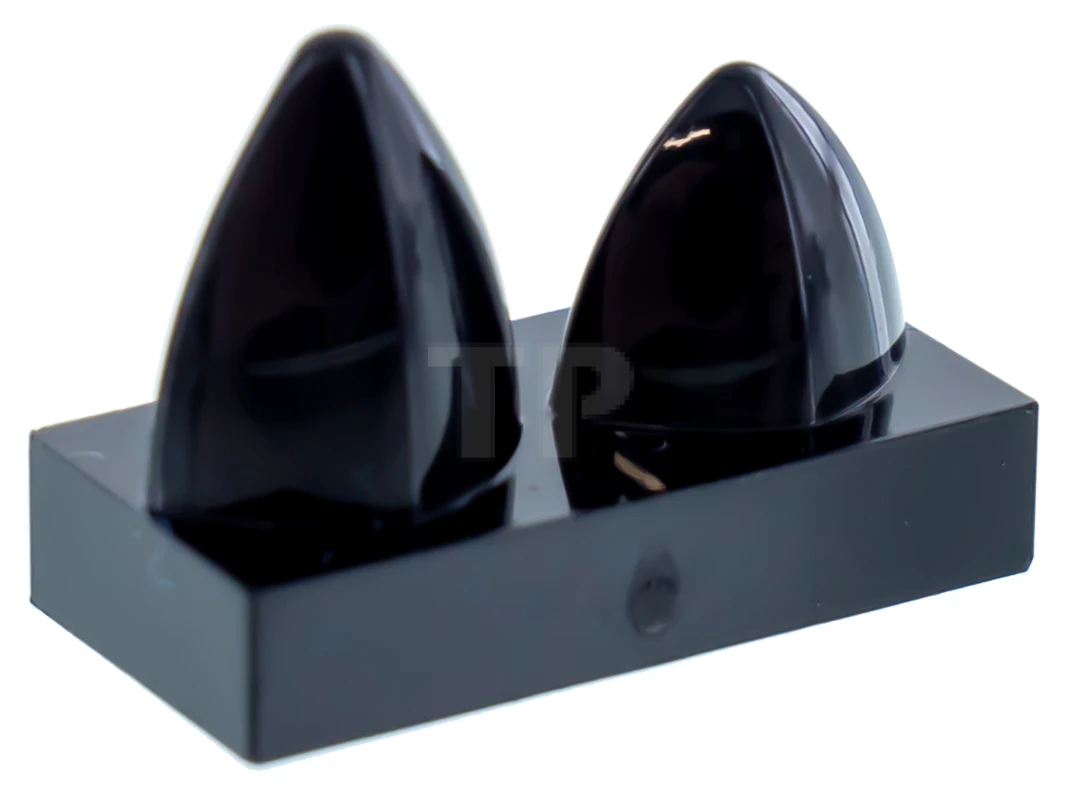 LEGO&reg; 6127506 - 15209 - Carreau, modifié 1 x 2 avec 2 dents à la verticale.