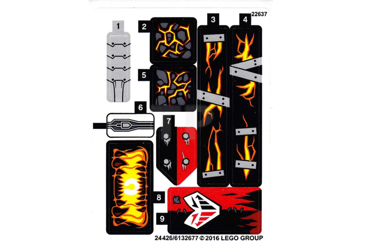 LEGO&reg;  - Sticker for Set 70316 (International Version)