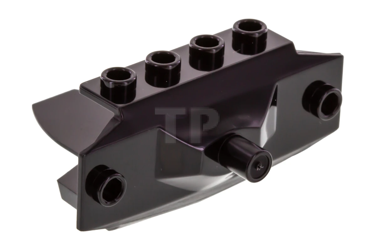 LEGO&reg; 6131810 - 24301pb01 - Groot Figuur Torso Pantser Schoudernoppen met Oranje Aderen Patroon