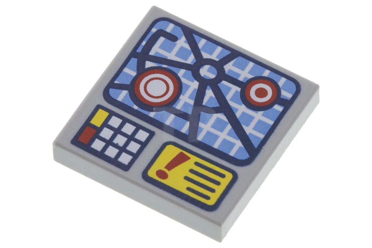 LEGO&reg; 6134890 - 3068pb0973 - Baldosa 2 x 2 con diseño de callejero