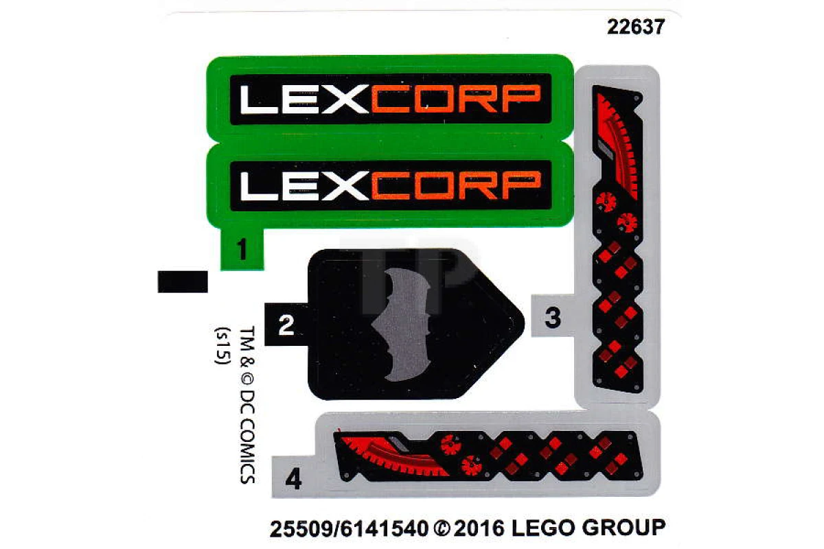 LEGO&reg; 6141540 - Sticker for Set 76045