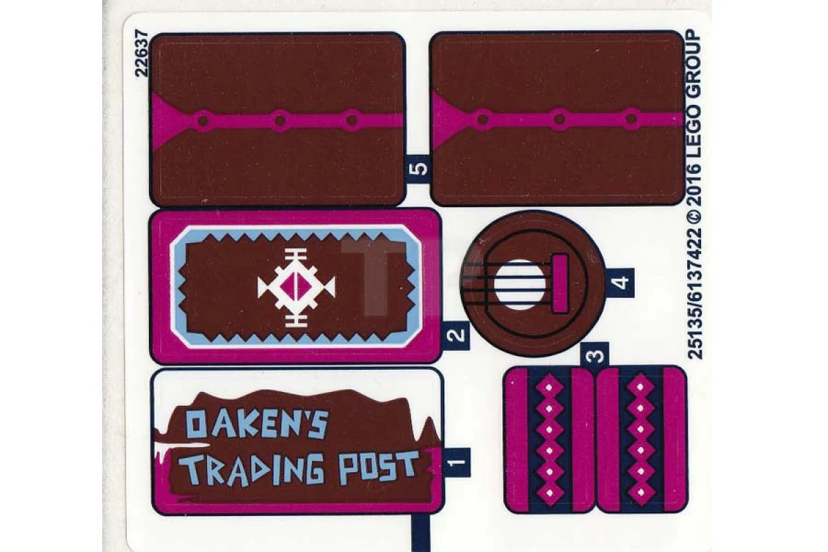 LEGO&reg; 6137423 - Sticker for Set 41066