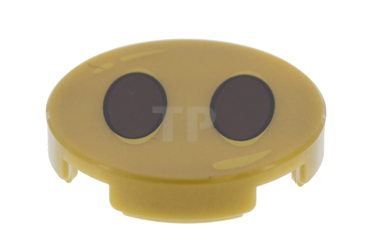LEGO&reg; 6151648 - 14769pb108 - Tile 2 x 2 Round with Bottom O and Pig Nose Pattern