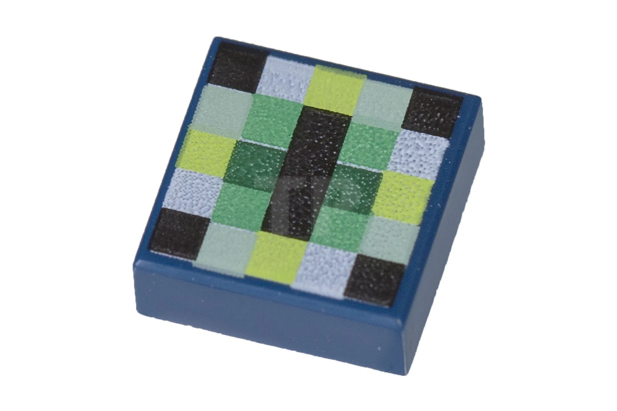 LEGO&reg; 6137144 - 3070pb101 - Tile 1 x 1 with Pixelated Pattern (Eye of Ender Pattern)