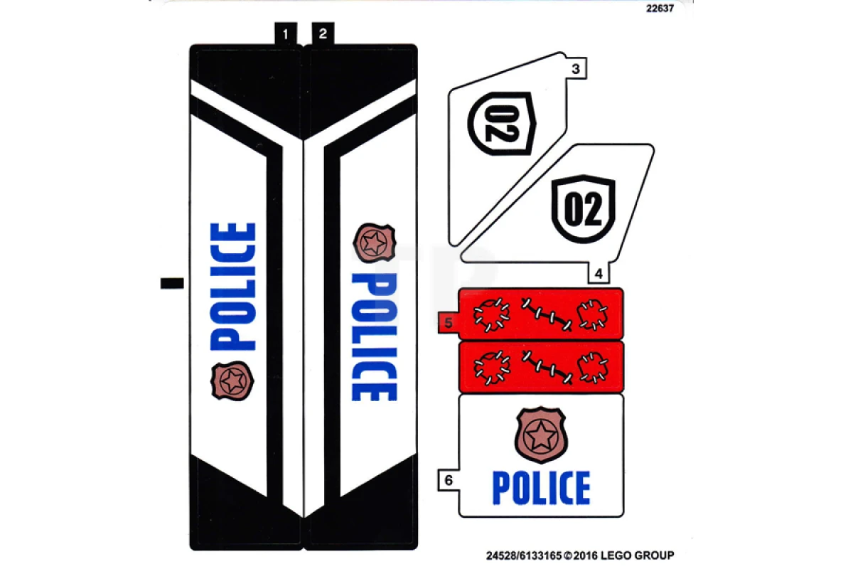 LEGO&reg;  - Autocollant pour l'ensemble 60129