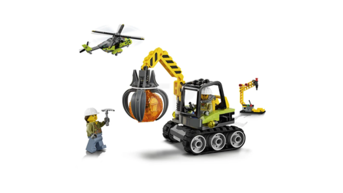 LEGO&reg; 60123 Volcano Supply Helicopter