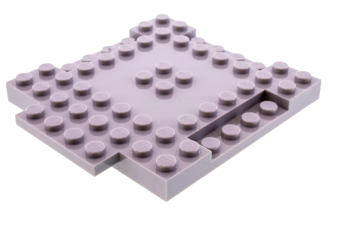 LEGO&reg; 6055165 - 15624 - Stein, modifiziert 8 x 8 mit 1 x 4 Vertiefungen und 1 x 4 Platte