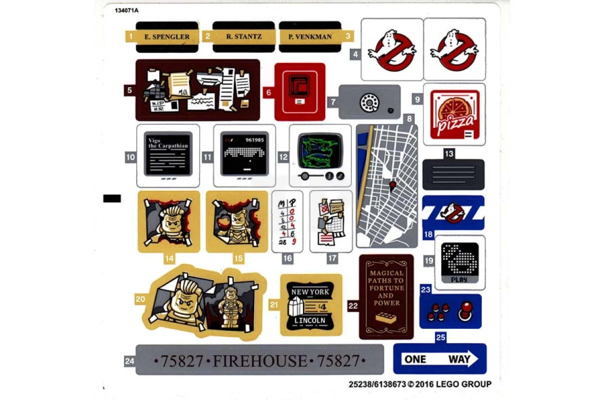 LEGO&reg; 6138673 - Sticker for Set 75827 - Sheet 1