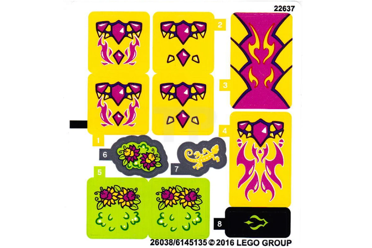 LEGO&reg; 6145139 - Aufkleber für Set 41175