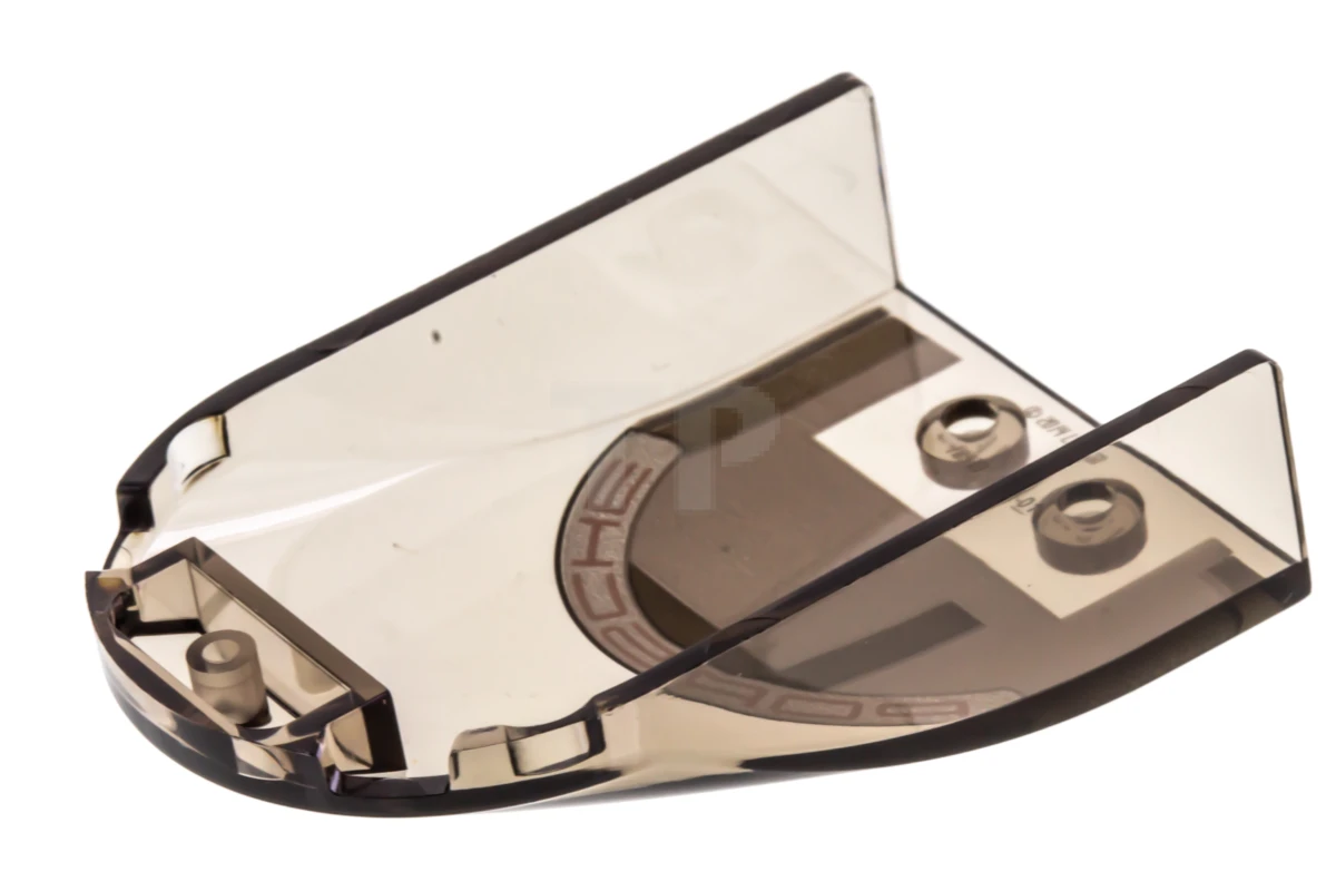 LEGO&reg; 6137031 - 18973pb04 - Windscreen 6 x 4 x 1 Curved with Red 'PORSCHE' and White and Gray Roof Pattern