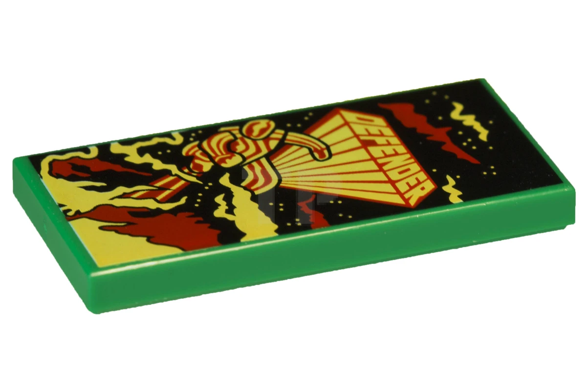 LEGO&reg; 6132745 - 87079pb0288 - Piastrelle 2 x 4 con la scritta 