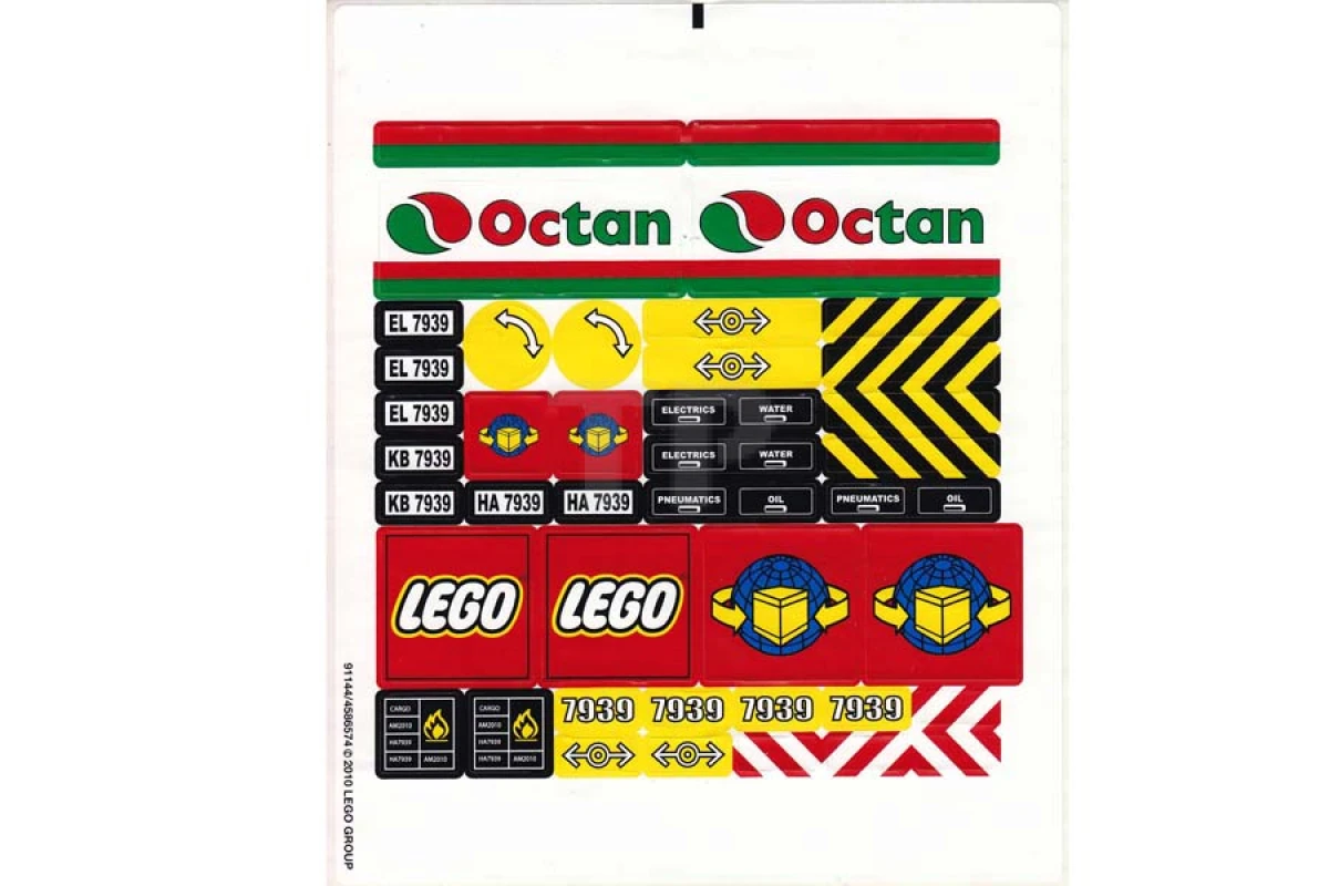 LEGO&reg; 4586574 - Autocollant pour l'ensemble 7939