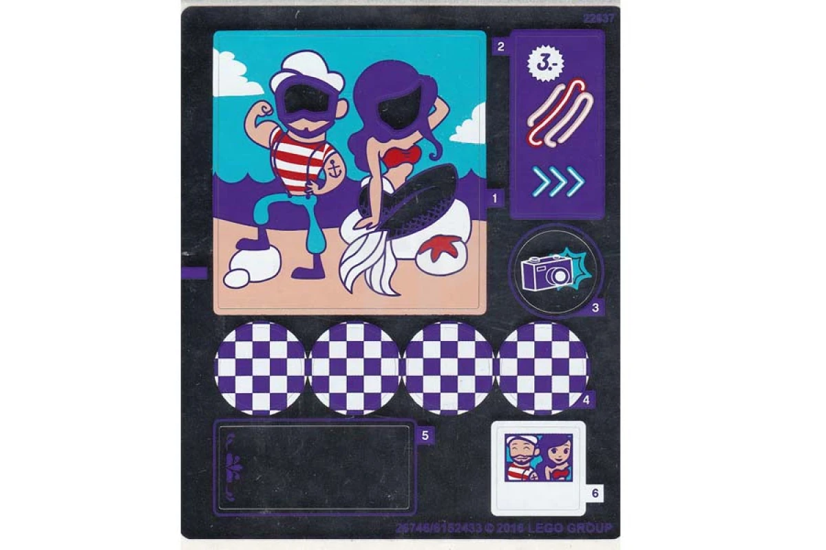 LEGO&reg;  - Sticker for Set 41129