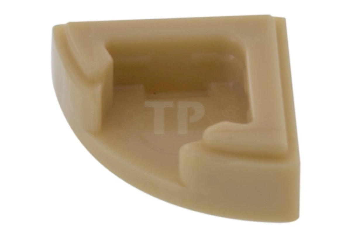 LEGO&reg; 6151221 - 25269pb001 - Tile 1 x 1 Round Quarter with Lattice Pie Pattern