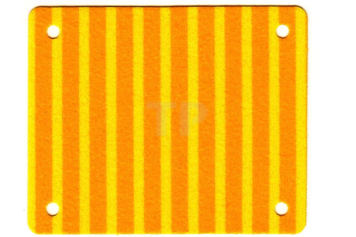 LEGO&reg; 6205359 - 26243 - Stoffmarkise 9 x 11 mit leuchtend hellorangem Streifenmuster